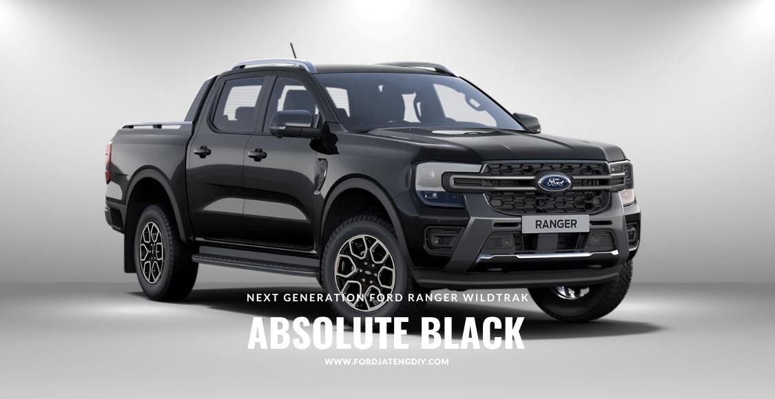 Next Generation Ford Ranger Wildtrak Absolute Black