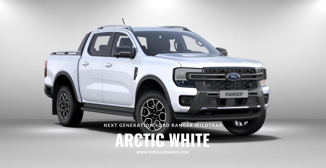 Next Generation Ford Ranger Wildtrak Arctic White