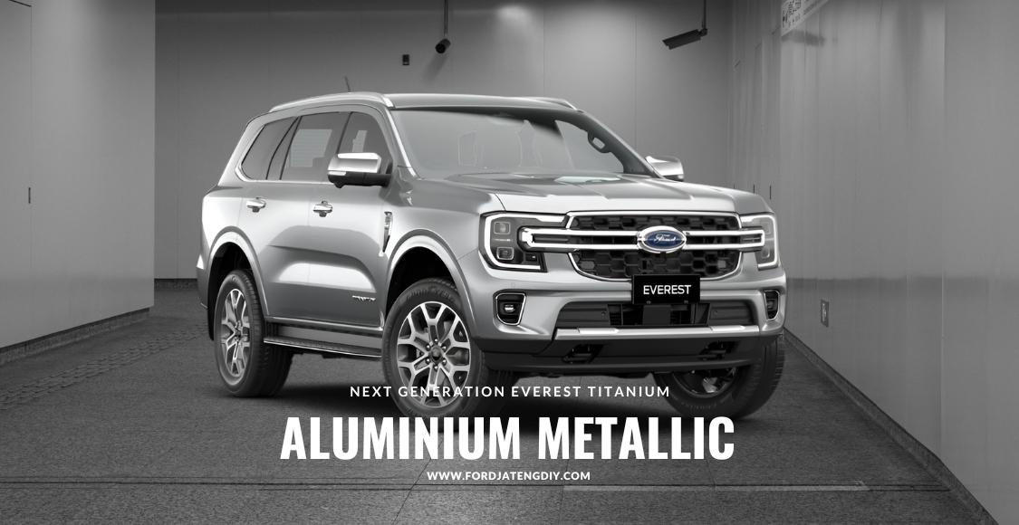 Next Generation Ford Everest Titanium Aluminium Metallic 1