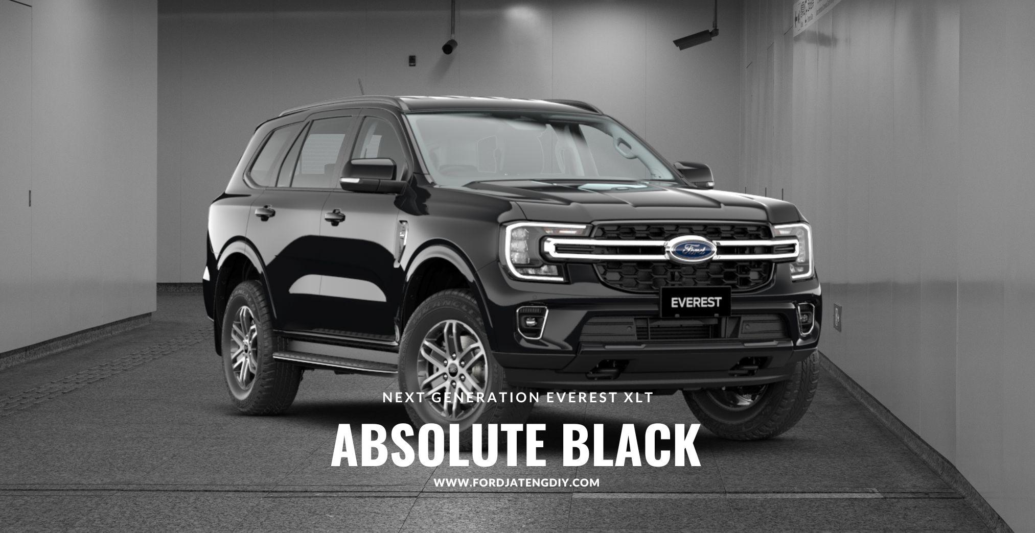 Next Generation Ford Everest XLT Black Next Generation Ford Everest XLT Absolute Black