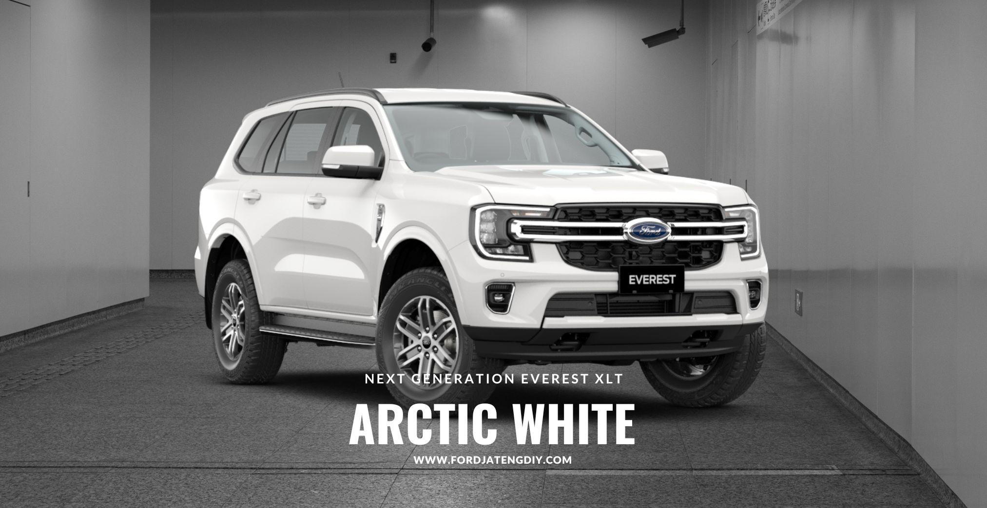 Next Generation Ford Everest XLT White Next Generation Ford Everest XLT Arctic White
