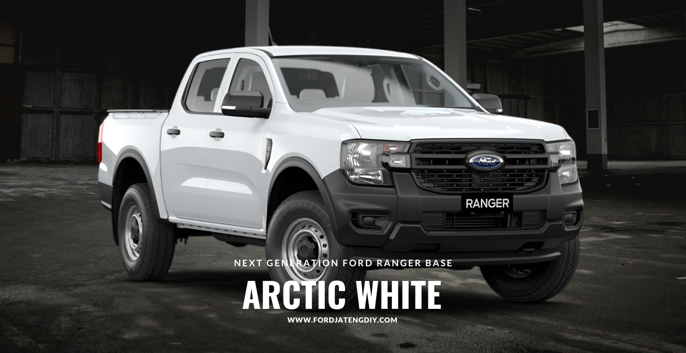 Next-Gen Ford Ranger Base Arctic White
